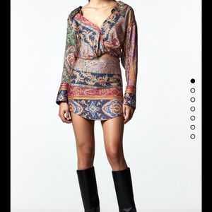 Zara skirt and shirt set